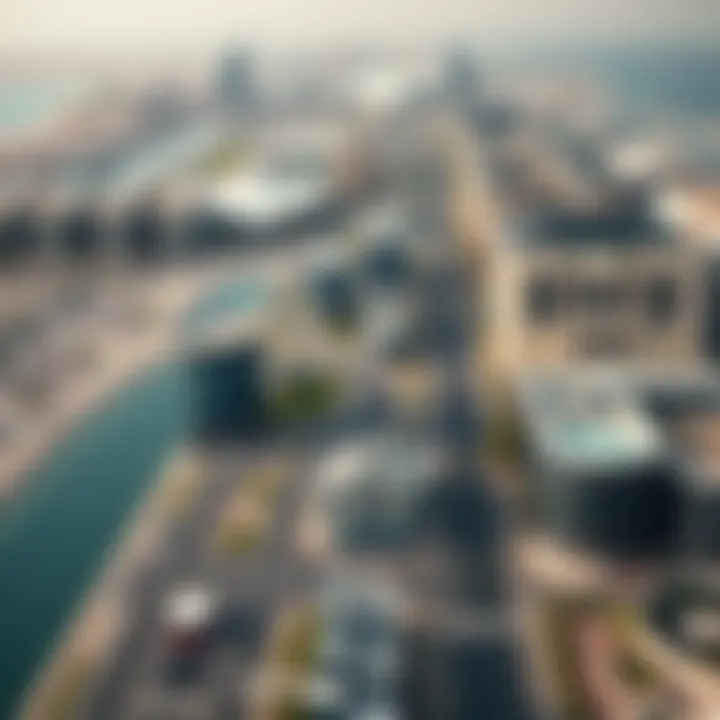 Aerial view of Dubai's real estate landscape