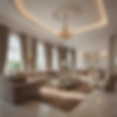 Luxurious living room interior of a Jannah Villa