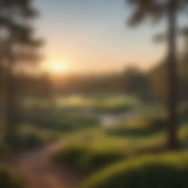 Panoramic Landscape of Whispering Pines Breathtaking view of Whispering Pines community