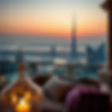 Breathtaking Views from the Royal Residences Panoramic view of the Dubai skyline from Jumeirah Zabeel Saray