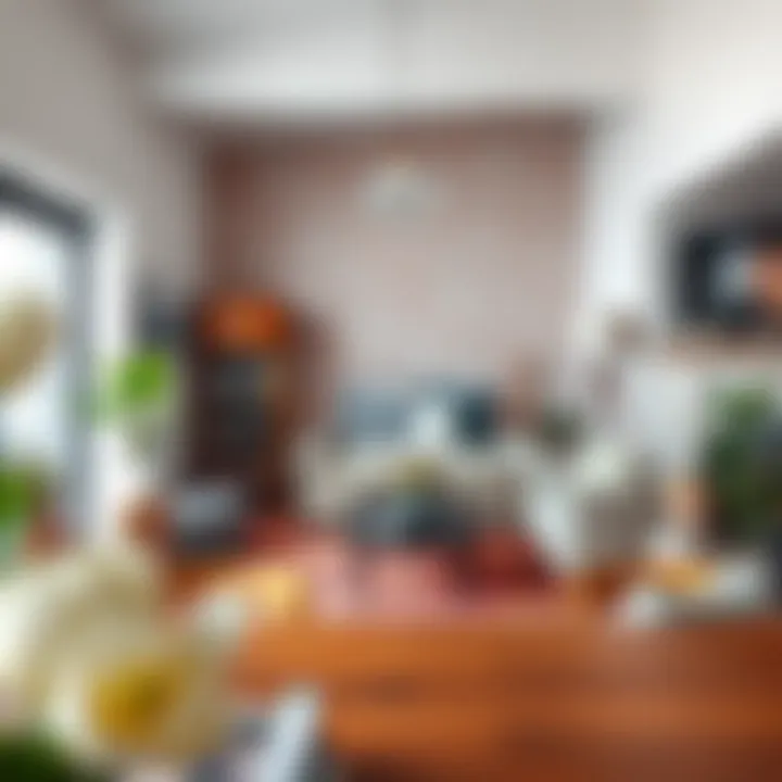 Eclectic Loft Living Area with Artistic Touches Charming loft living area with an eclectic mix of furnishings and art.