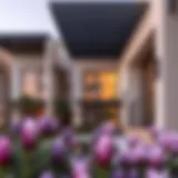 Elegant architecture of Maha Townhouses showcasing modern design