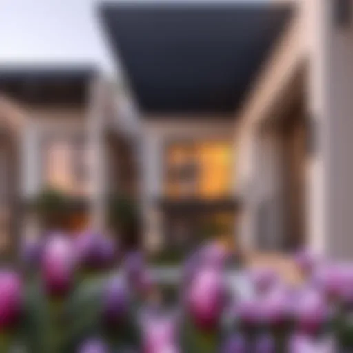 Modern Design of Maha Townhouses Elegant architecture of Maha Townhouses showcasing modern design