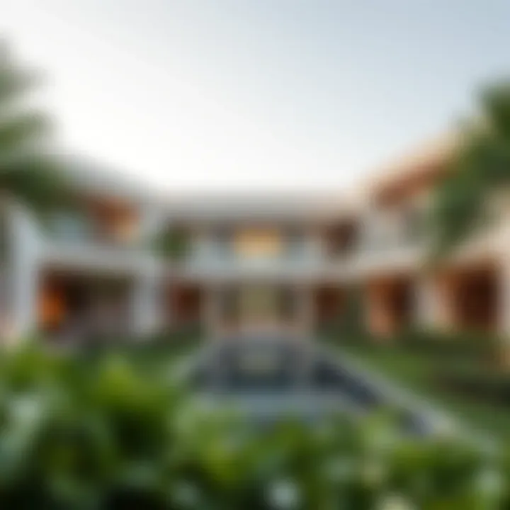 Stunning Modern Villa in Dubai Luxury villa with modern architecture and lush landscaping