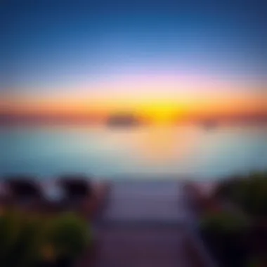 Serene Sunset over Nurai Island Sunset over the tranquil waters surrounding Nurai Island