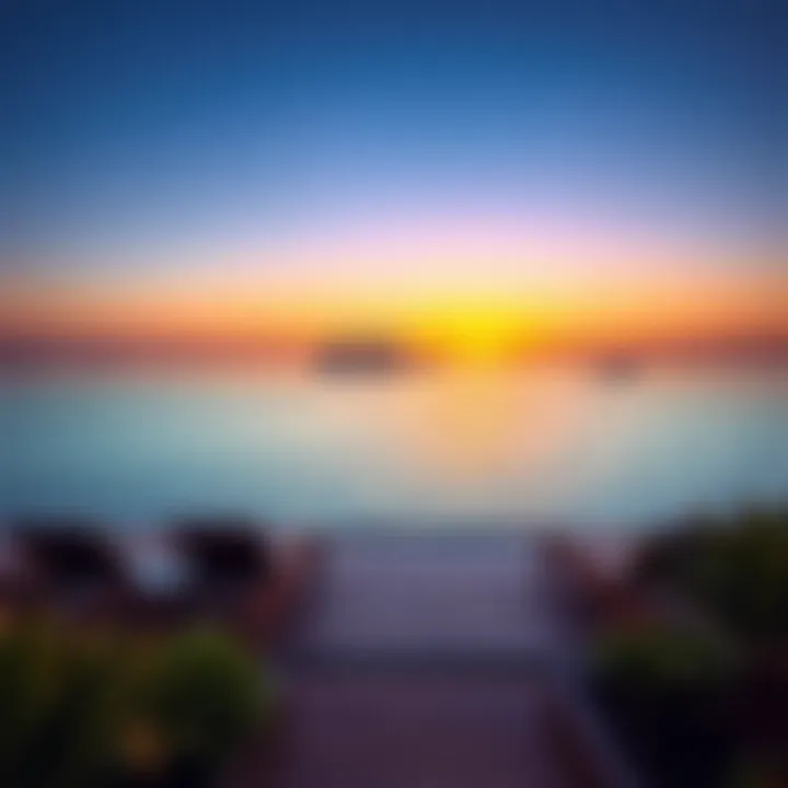 Serene Sunset over Nurai Island Sunset over the tranquil waters surrounding Nurai Island