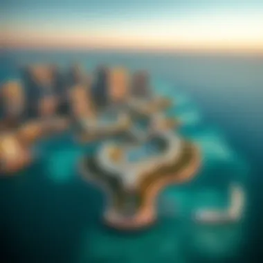 Aerial Perspective of Palm Jumeirah Aerial view showcasing the unique layout of Palm Jumeirah