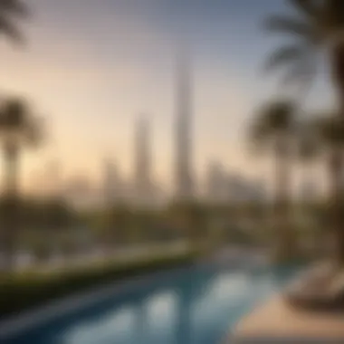 Vibrant view of Dubai's skyline from Park Hyatt Dubai's vicinity