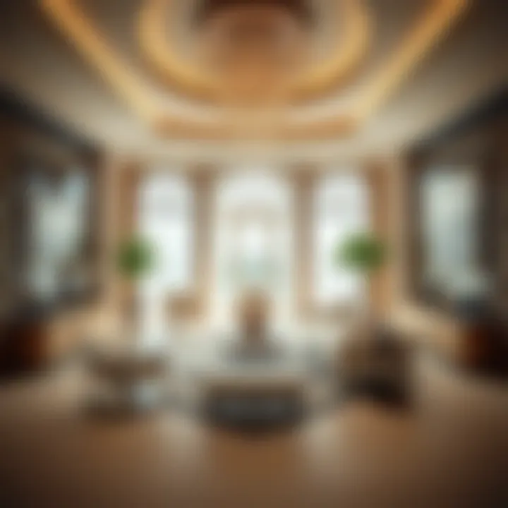 Lavish Interior Design of a Dubai Mansion Elegant interior design of a Dubai mansion