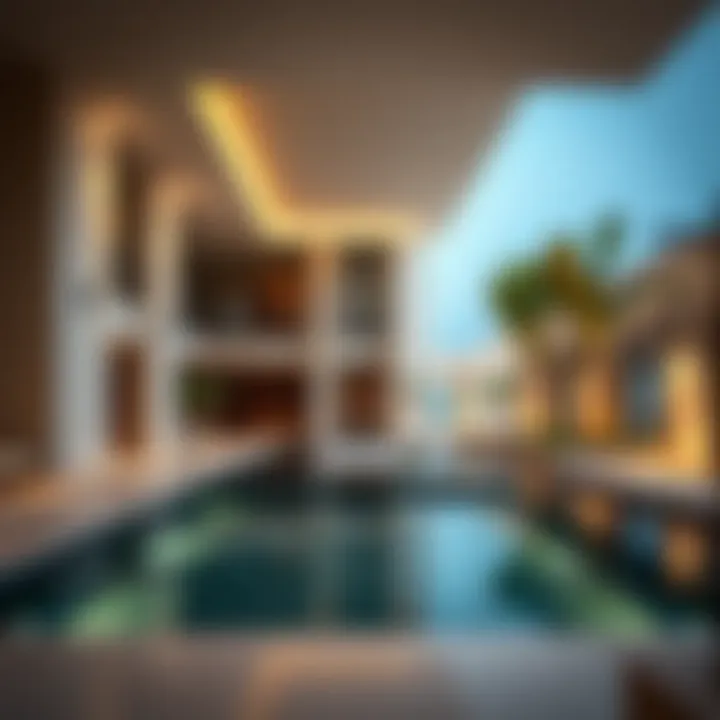 Modern Architectural Marvel in UAE A luxurious villa in the UAE showcasing modern architecture