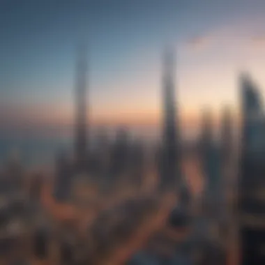 A stunning skyline view of Dubai showcasing luxury real estate