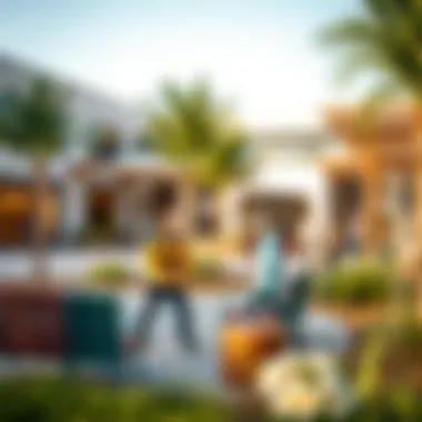 Vibrant Community Spaces Community spaces fostering interaction in Silver Springs