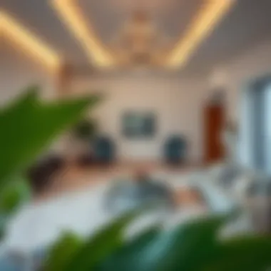 Luxurious Living in a New Home A serene living space reflecting the essence of luxury in Dubai