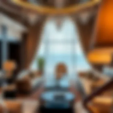 Exquisite Interior Design in Luxury Living A lavish interior showcasing exquisite decor and furnishings