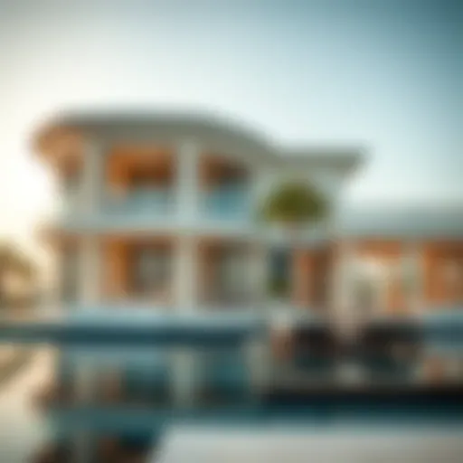 Stunning architectural design of a luxury villa in Palm Jumeirah