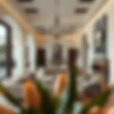 Modern Interior of Villa Hacienda Elegant interior design showcasing modern adaptations