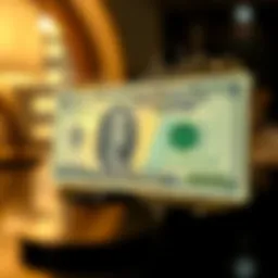 Currency exchange rate illustration